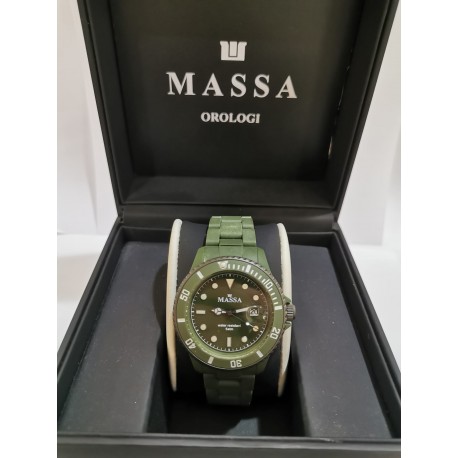 MASSA WATCH quartz 5 ATM army green