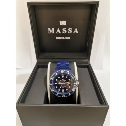 MASSA WATCH quartz 5 ATM blue polycarbonate