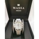 MASSA WATCH quartz 5 ATM polycarbonate white with black numbers