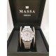 MASSA WATCH quartz 5 ATM polycarbonate white with purple numbers