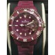 MASSA WATCH quartz 5 ATM polycarbonate plum-colored