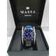 MASSA WATCH quartz, stainless steel, sub with blue dial