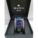 OROLOGIO MASSA quartz, stainless steel, sub with blue dial