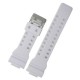 strap band white Cinturino bianco Casio G-8900A-7, GA-100A-7A, GR-8900A-7, GW-8900A-7