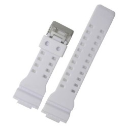 strap band white Cinturino bianco Casio G-8900A-7, GA-100A-7A, GR-8900A-7, GW-8900A-7